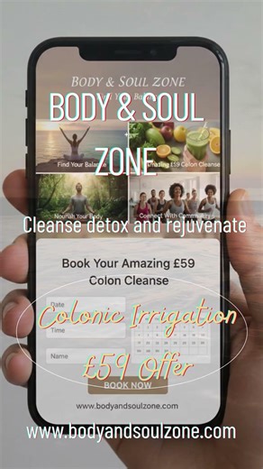 Body & Soul Zone - Colonic Irrigation Cleanse £59 - London Ealing Broadway