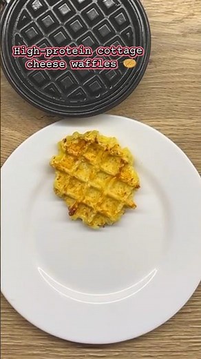 100% Oat Flour Waffles! (High-Protein & Gluten-Free)🧇💪 #recipe #oatmeal #highprotein #mealprep