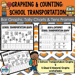 Graphing Worksheets: School Transportation