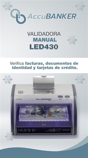 Accubanker USA en Venezuela on Instagram: "Conoce más sobre nuestra validadora manual LED430 🤩💵 Recuerda que puedes comprar en cómodas cuotas y sin intereses 💵 con CASHEA 🟡 Para más información contáctanos al 📲 04142742281 🚚📦CONTAMOS CON DELIVERY Y ENVÍOS GRATIS A TODA VENEZUELA 🇻🇪 📌Envíos GRATIS con #MRW 📦a nivel Nacional. También puedes disfrutar de nuestro Delivery GRATIS en Caracas (ciertas condiciones aplican). 📤Otras plataformas de envío: * Domesa. * Zoom. ⭐️VISÍTANOS ⭐️ 📍 C. 