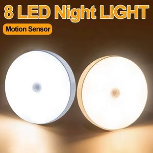 [Hot Item] Motion Sensor LED Light USB Nightlights Chargeable Lamp
