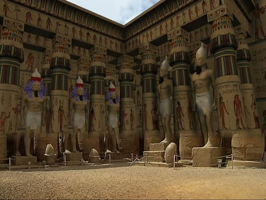 3D Reconstruction of #Luxor Temple 1400 BCE, #Egypt | Treasures of ancient Egypt