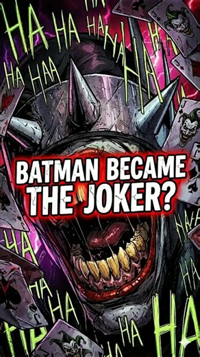 What Happens When Batman Becomes The Joker? 😨 #joker #batman #dccomics