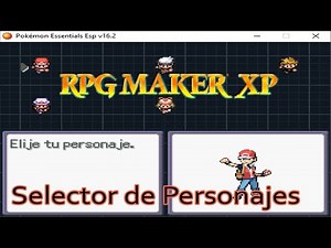 Scripts | Pokemon Essentials [Selector de Personajes]