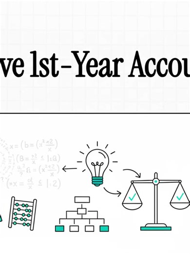 Finally understanding 1st year accounting concepts 👏 Debits, credits, T-accounts & the accounting equation are starting to make sense! #Accounting101 #FirstYearAccounting #AccountingConcepts #AccountingEquation #DebitsAndCredits #TAccounts #JournalEntries #LedgerPosting #StudyTok #BusinessStudent #FinanceBasics #LearnAccounting #CollegeLife #ExamPrep #FutureCPA#fyppppppppppppppppppppppp