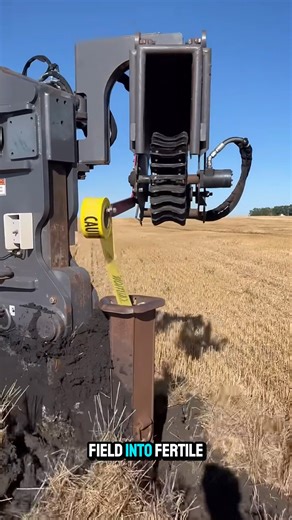 By installing an underground drainage system, this machine is regenerating the land. #machinery #thefield #drainagesystem | The Life Around Us
