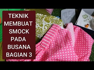 TUTORIAL MEMBUAT SMOCK 3