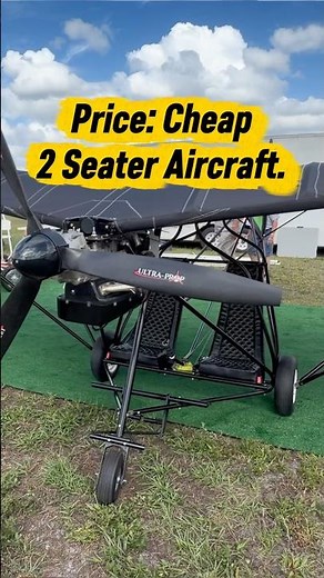Cheapest 2 seater ultralight aircraft. Tree Hopper. #aviation #Besnappy #ultralight #Aircraft #pilot