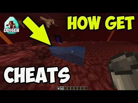 MINECRAFT 1.21.10 HOW TO GET WATER IN THE NETHER (WITH CHEATS)