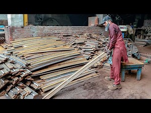 Manufacturing Process of Agriculture Disc harrow from Railroad Steel Track