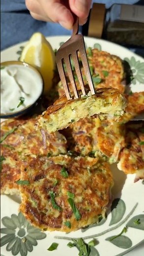 Chickpea Zucchini Fritters