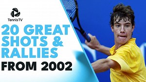20 AMAZING Tennis Shots & Rallies From the Year 2002! - The Global Herald