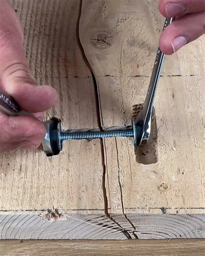 6.8M views · 8.1K reactions | Wood & bolt tricks | Magic Hands Creations | Facebook