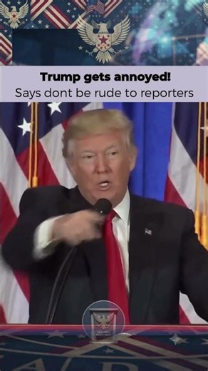 Trump give the shutup call to reporter