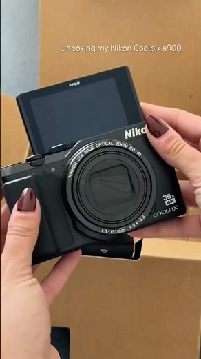 Unboxing my Nikon Coolpix a900 📸