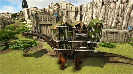 Ark建造-雷龙平台中世纪房屋（速建）