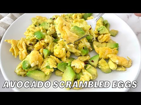 Avocado Egg Scramble - best 5-minute keto breakfast recipe!