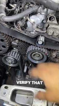 Timing belt and water pump on a 12 Vw Jetta TDI