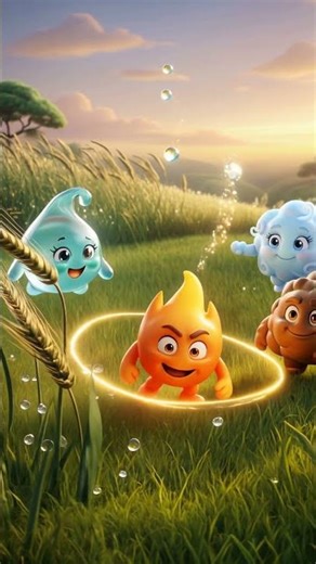 🌈 Elemental Friends Unite! | A Magical Playful Moment ✨