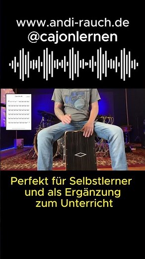 Cajon Übungen für Anfänger mit Videos & Noten