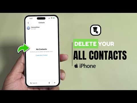How to Delete ALL Contacts on iPhone (2026)