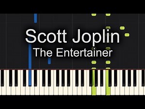 The Entertainer Piano - How to Play Scott Joplin The Entertainer Piano Tutorial!