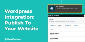 Free Wordpress Integration | Website Plugin | Simplified