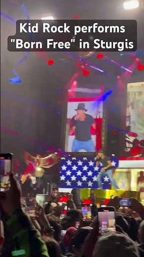 Kid Rock Performs "Born Free" in Sturgis