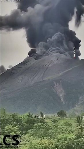 Philippines' Kanlaon volcano erupts