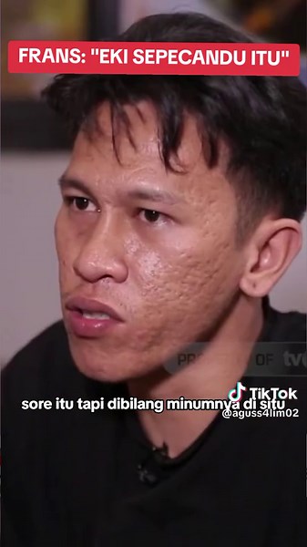 Frans Akui Eki Sepecandu Obat Terlarang