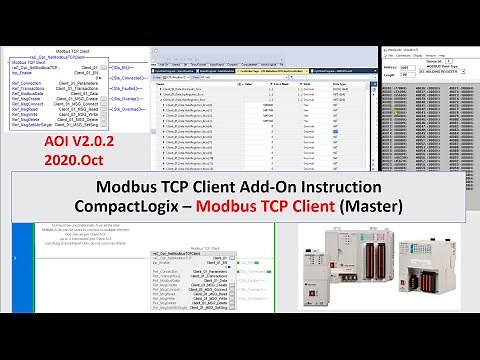COM16. ModbusTCP Client via Allen-Bradley CompactLogix PLC