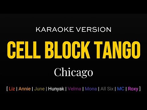 Chicago - Cell Block Tango (Karaoke Version) | Color Coded Lyrics