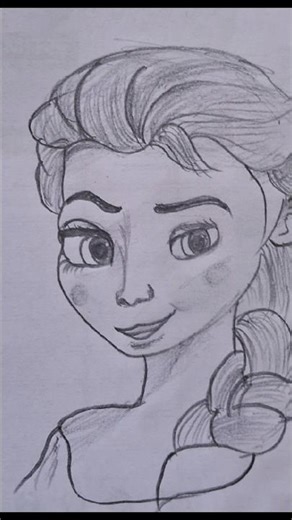 drawing Disney's Frozen #drawing #art #shortviral