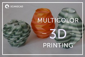 How Does Multicolor 3D Printing Work? | Scan2CAD