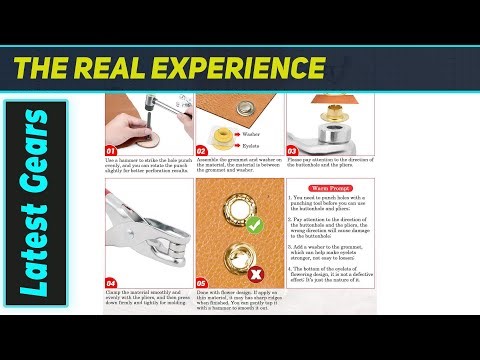 PAXCOO Grommet Eyelet Pliers Kit: Amazing DIY Tool!