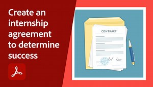 Create an internship agreement to determine success | Adobe Education Exchange