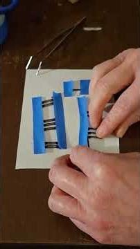 Prepping Deadeyes for Attaching to Hull (USS "Constitution" - model)