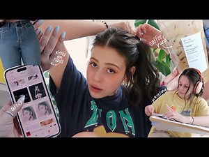 romanticizing my everyday life *doing my nails, errands, coffee runs* 🫶🏻🫧✨💅