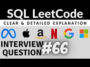 LeetCode 1148 LinkedIn Interview SQL Question with Detailed Explanation | Practice SQL
