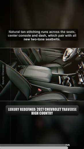 Luxury Redefined: 2027 Chevrolet Traverse High Country