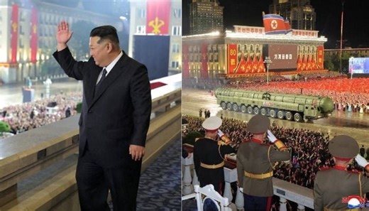 North Korea military parade unveils new intercontinental missiles