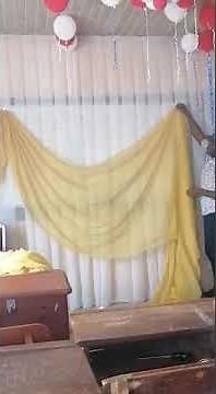 how to drape on the wall using fabric