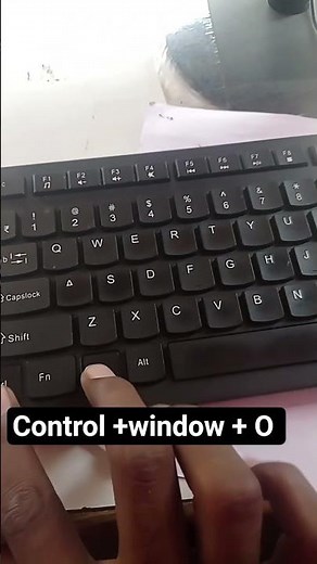 How to Show Keyboard Shortcut Keys on Computer ? #shorts #shortsfeed #computer
