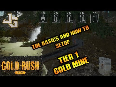 Gold Rush - The basics and how to setup tier 1 - "gold mine"