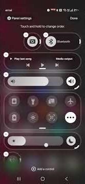 One UI 8.5 Quick Panel customization