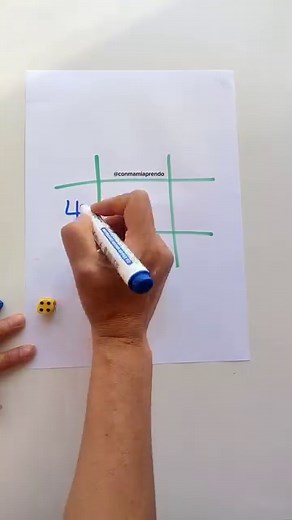 270K views · 5.1K reactions | Michi, tres en raya o tic tac toe sumando 10. Este ameno pasatiempo lo adaptamos calculando la suma 10 con los números que nos salgan al tirar el dado, las cuales escribimos en en el tablero de manera estratégica para conseguir la suma. Abi ganó esta partida doblemente por ambos lados le resultó 10. #tictactoe #suma10 #suma #matematicasdivertidas #matemáticasmanipulativas | Con Mami | Facebook