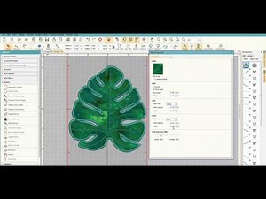 Wilcom Hatch Tutorial - Digitize a tropical leaf applique