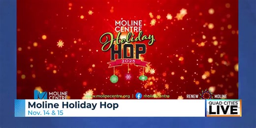 Downtown Moline gears up for 2025 Holiday Hop for two days of festive music and fun