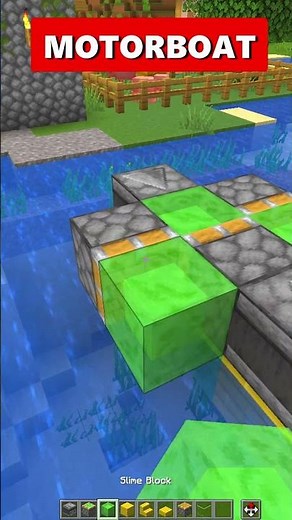 🚤 I built a WORKING Motorboat in Minecraft!