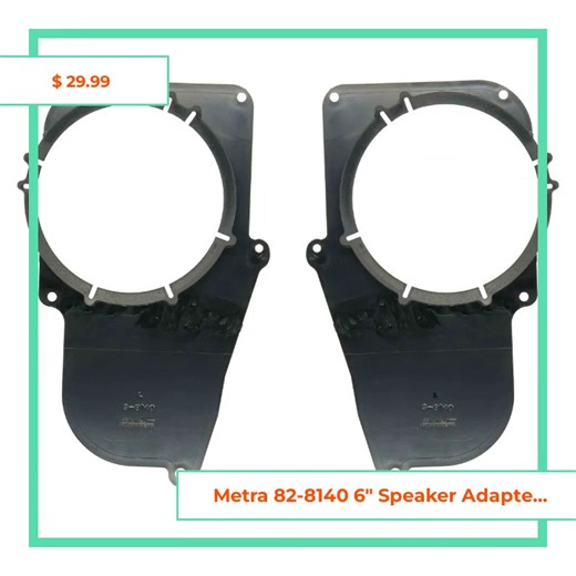 Upgrade your ride like it’s 1997! 🚙✨ Transform your Toyota Tacoma’s sound system with the Metra 82-8140 Speaker Adapters! 🎶🔊 These 6 beauties make installation a breeze, delivering crisp, high-quality audio that keeps you grooving on every adventure. At just $29.99, you’ll be cruising like a rockstar in no time! 🌟💥 Don't let someone else snag these! Your car deserves this upgrade, so get yours today! 🎉😉 #CarAudio #SoundSystem #DJEssentials #PerformanceAudio #MetraAdapters #ToyotaTacoma #C